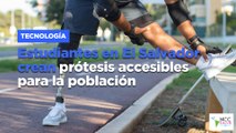 Estudiantes en El Salvador crean prótesis accesibles para la población