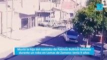 Murió la hija del custodio de Patricia Bullrich baleada durante un robo en Lomas de Zamora: tenía 9 años