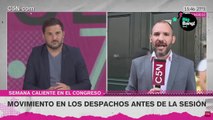 En pleno móvil de C5N una vieja grita 