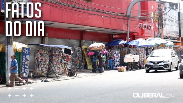 Ocupação irregular de calçadas: pedestres relatam a dificuldade de transitar por Belém
