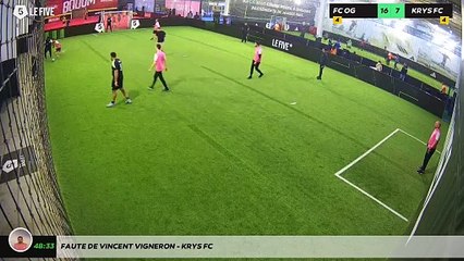 Faute de Vincent VIGNERON - KRYS FC