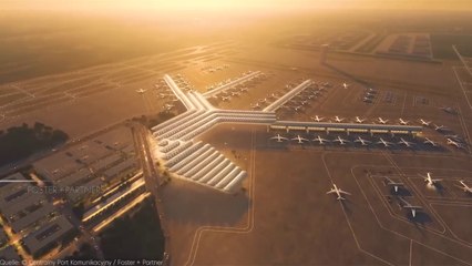 Neue Mega-Flughäfen - Deutschland, Polen, Singapur, Kambodja