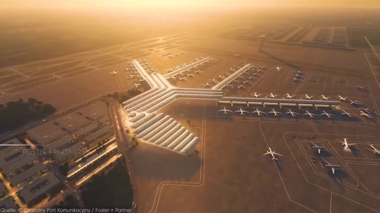 Neue Mega-Flughäfen - Deutschland, Polen, Singapur, Kambodja