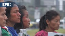 Grupos de familiares indígenas exigen justicia por el asesinato de sus líderes por defender la Amazo