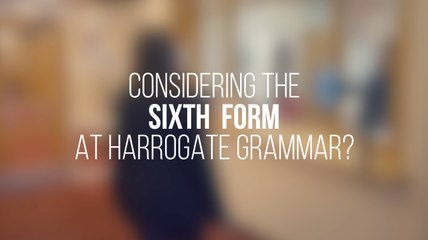 Download Video: Harrogate Grammar students put focus on Sixth Form life and learning