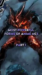Anime most powerful forms