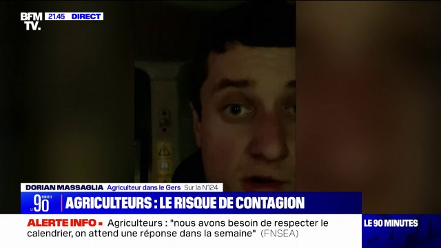 Dorian Massaglia (agriculteur dans le Gers) affirme envisager de bloquer l'aéroport de Toulouse-Blagnac en l'absence de réponses concrètes du gouvernement