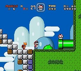 Super Mario World: Tsunami Island online multiplayer - snes