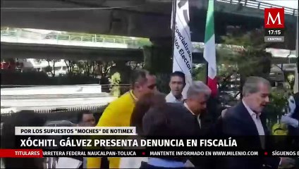 Xóchitl Gálvez denuncia supuestos "moches" de Notimex ante la FISEL