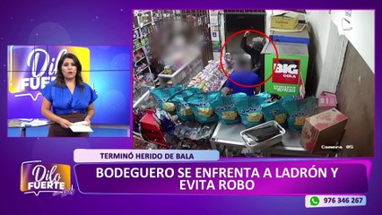 La Victoria: bodeguero recibe balazo en el rostro tras frustrar robo de su negocio