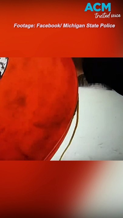 Ruby to the Rescue! Dog saves man trapped in frozen lake