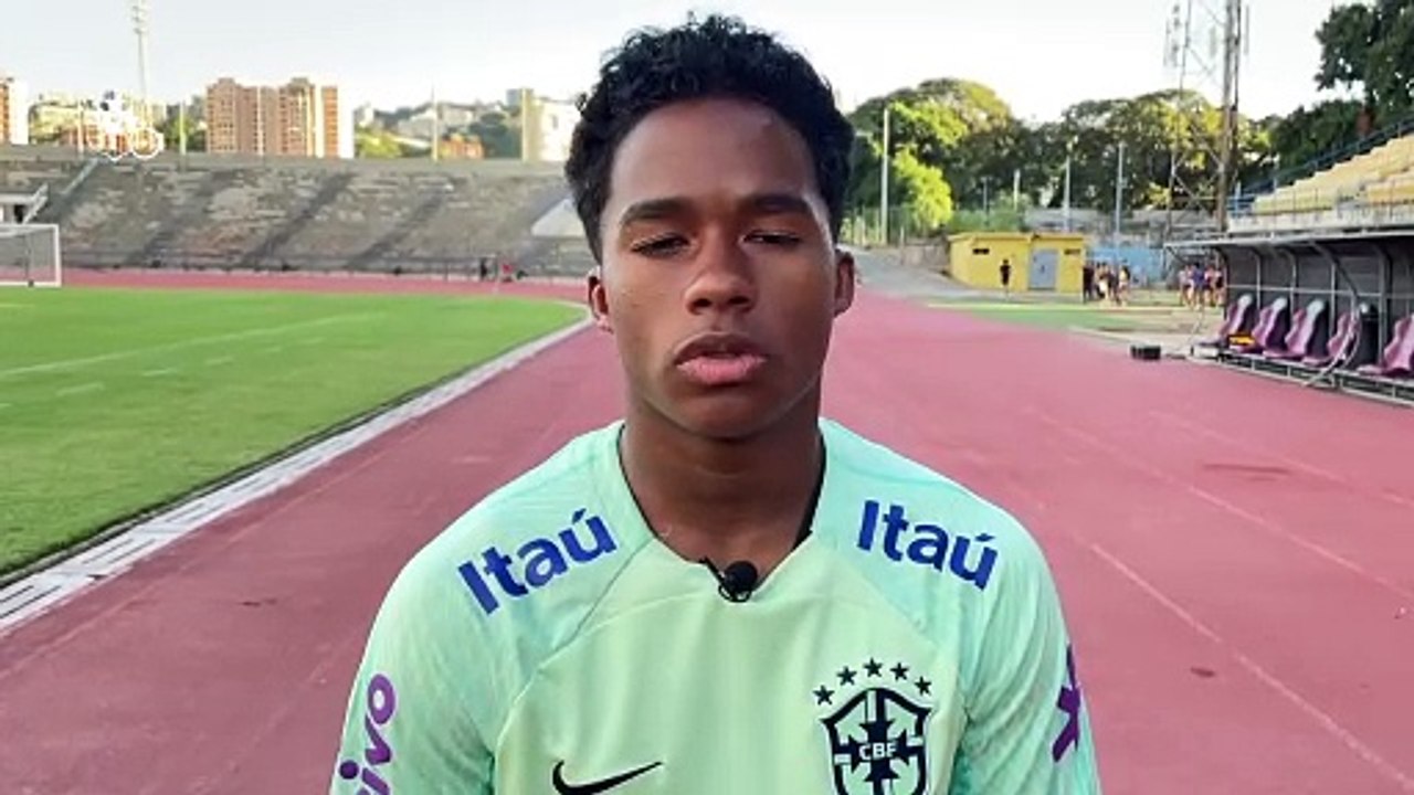 Endrick fala sobre expectativa para estreia no Pré-Olímpico