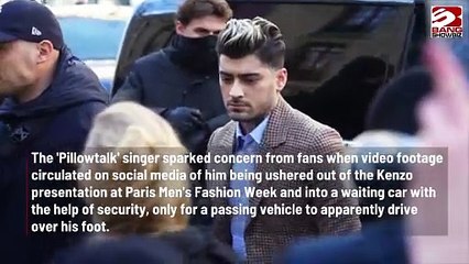 Zayn Malik Sets the Record Straight on Foot Accident.