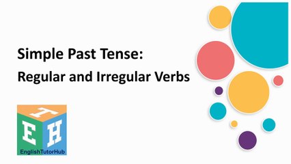 Simple Past Tense – Regular and Irregular