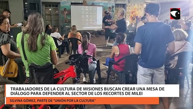 Trabajadores de la cultura de Misiones buscan crear una mesa de diálogo para defender al sector de los recortes de Milei