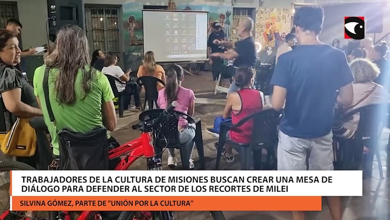 Trabajadores de la cultura de Misiones buscan crear una mesa de diálogo para defender al sector de los recortes de Milei