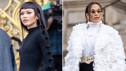 Zendaya, Jennifer Lopez & More Step Out for Paris Fashion Week | THR News Video