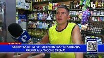 La Molina: vecinos atemorizados por vándalos que realizan pintas y causan destrozos