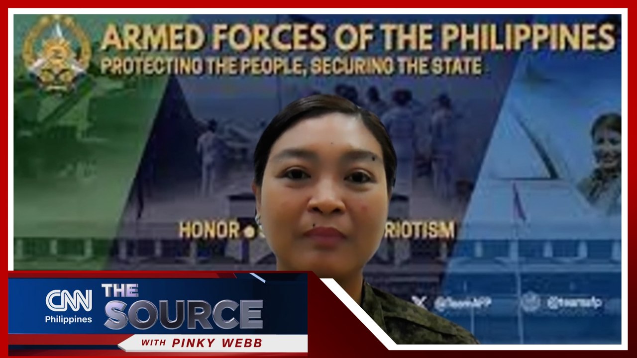 AFP spokesperson Col. Francel Margareth Padilla | The Source - video ...