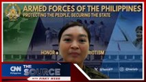 AFP spokesperson Col. Francel Margareth Padilla | The Source