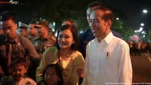 Presiden Jokowi dan Ibu Iriana Sapa Warga di Salatiga, Bagikan Kaus dan Tas
