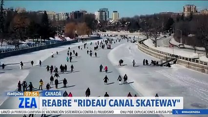 ¡La mayor pista de hielo natural del mundo reabre en Ottawa! ❄️