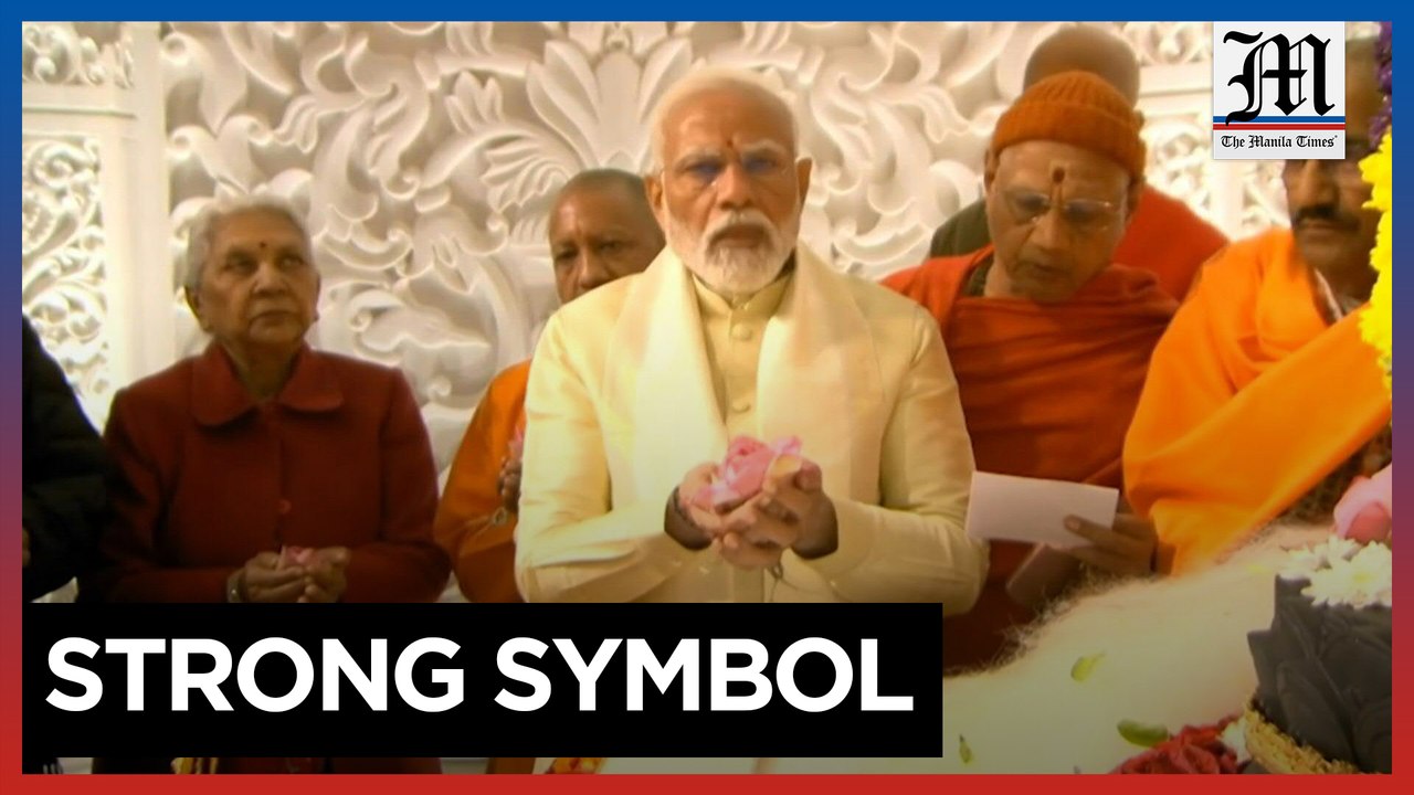 India's PM Modi opens flashpoint temple in Ayodhya