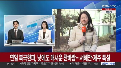 [날씨] 연일 북극한파, 낮에도 매서운 찬바람…서해안 제주 폭설