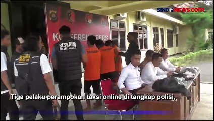 Polisi Tangkap Perampok yang Aniaya Sopir dan Bawa Kabur Taksi Online di Jambi