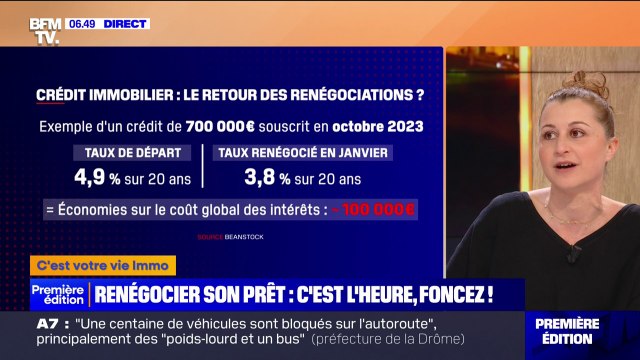 Les taux des crédits immobiliers baissent, c'est le moment de renégocier son prêt