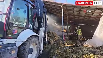 Sındırgı'da elektrik kontağından çıkan yangın bir evi kül etti