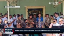 Prabowo-Gibran Sowan  Sri Sultan Hamengku Buwono X