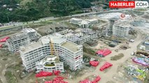 Trabzon Şehir Hastanesi'nin inşaatı yükseliyor