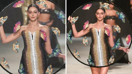 Ananya Panday ने 'मछरदानी' जैसी Dress पहने किया Ramp Walk, Video देख लोग बोले- 'Urfi Javed पार्ट 2'