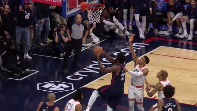 The moment Joel Embiid made 76ers' history