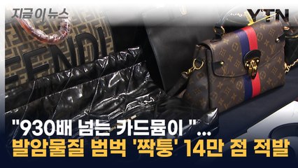 "930배 넘는 카드뮴 검출"...발암물질 범벅 '짝퉁' 14만 점 적발 [지금이뉴스] / YTN