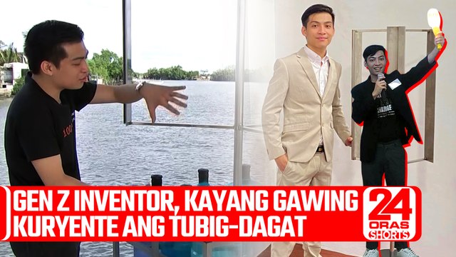 Gen Z inventor, kayang gawing kuryente ang tubig-dagat | 24 Oras Shorts