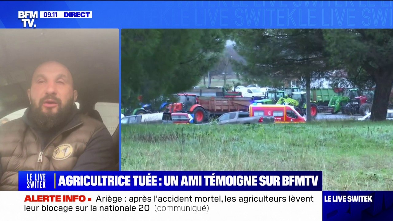 L'émotion de Jérôme Bayle, éleveur et ami de l'agricultrice tuée dans un accident en Ariège