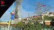Ümraniye'de dört katlı apartmanın çatısında yangın: Müdahale ediliyor