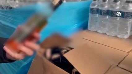 Sahte içki operasyonunda 3 şüpheli yakalandı