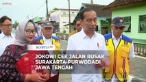 Jokowi Cerita Perbaikan Jalan Rusak Surakarta-Purwodadi Sudah Dibeton