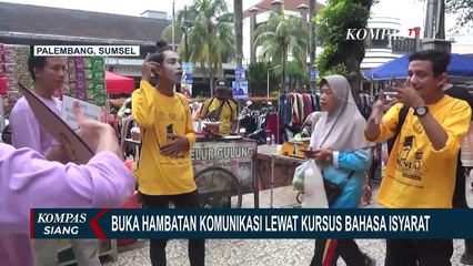 Patahkan Hambatan Komunikasi, Teman Tuli dari GERKATIN Sumsel Ajak Warga Belajar BISINDO!