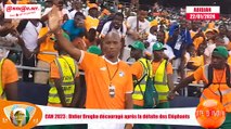 CAN 2023-Didier Drogba découragé après la défaite des Eléphants face à la Guinée Equatoriale mais soutenu par le public