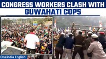 Bharat Jodo Nyay Yatra: Congress workers clash with cops after Rahul Gandhi denied entry | Oneindia