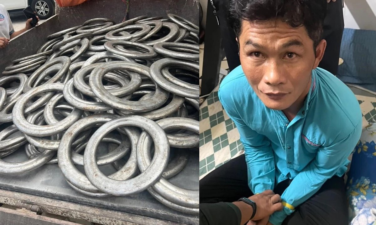 Bắt nghi phạm trộm vòng khoen chì của ngư dân đem đi bán phế liệu
