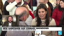 Haley rallies voters in bid to stop Trump in New Hampshire primary
