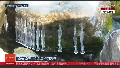 북극발 '냉동고 한파'…내일도 호남·제주 폭설 주의