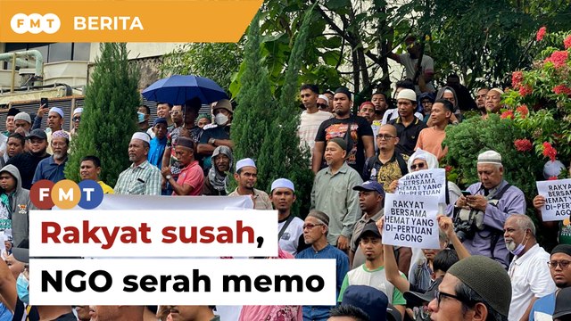 Rakyat susah, NGO serah memo kepada Istana Negara