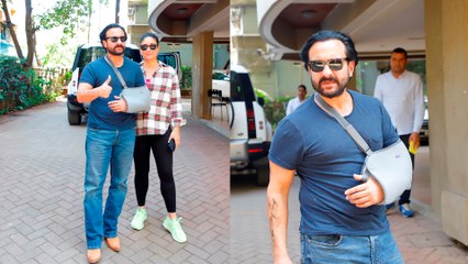 Saif Ali Khan: The Nawab Of Cineworld's First Public Appearance After Tricep Surgery
