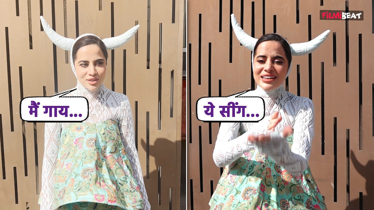 Urfi Javed's New Devil Look, She talked with Paps and said My Attitude..। FilmiBeat